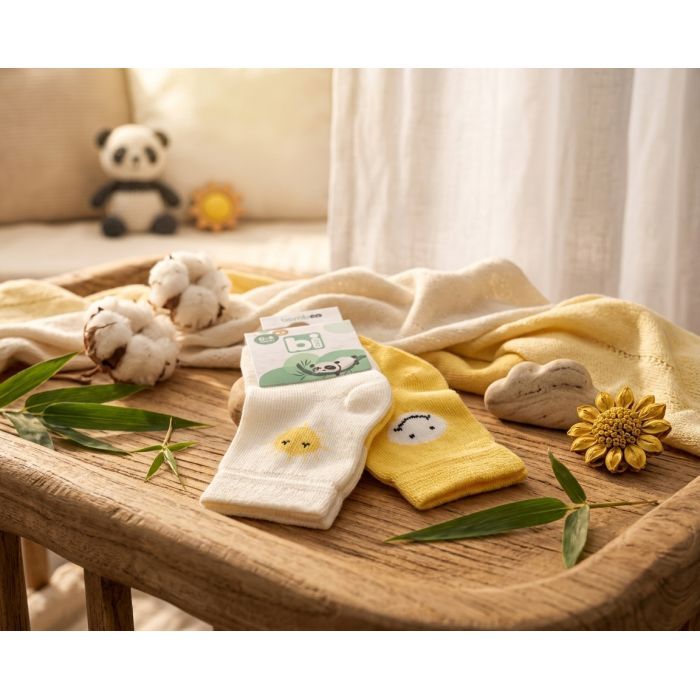 Носки детские Bibaby с солнышком (68384-6-12-yellow) изображение 4