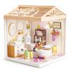 Конструктор Mini House румбокс серії Інтер'єр – Ванна кімната (світло) (8009) зображення 2