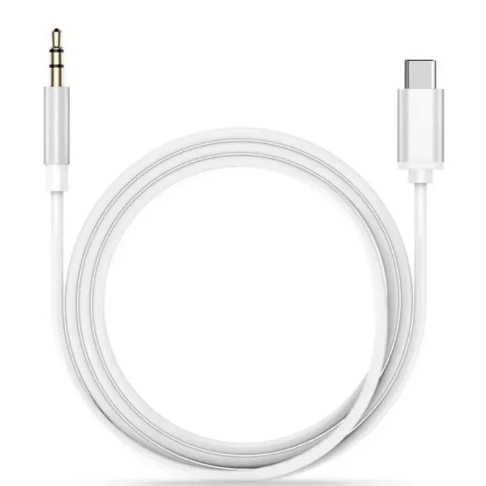 Переходник USB-C M to 3.5mm F 1.0m white XoKo (AUX-002-WH)