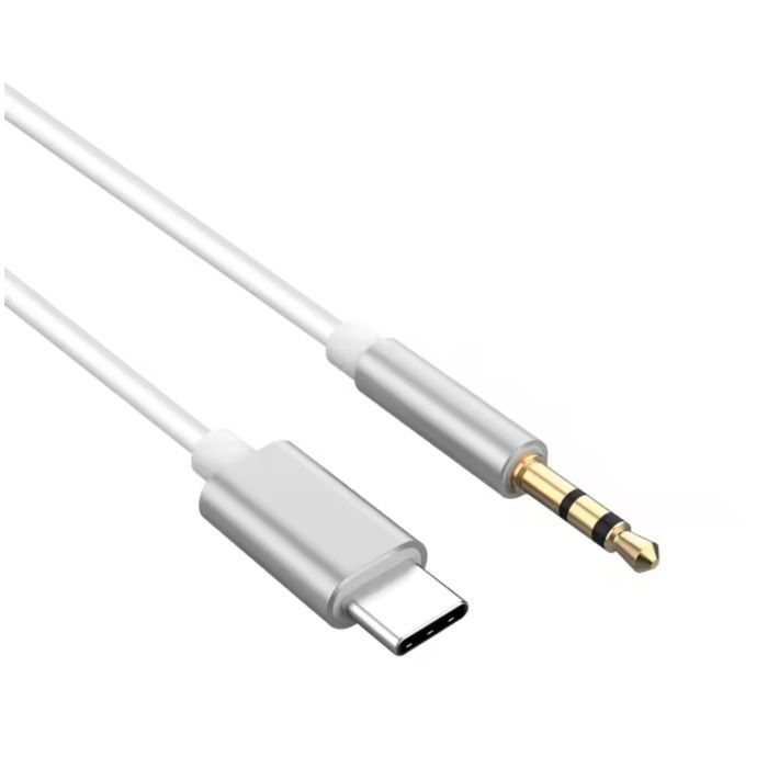 Переходник USB-C M to 3.5mm F 1.0m white XoKo (AUX-002-WH) изображение 3