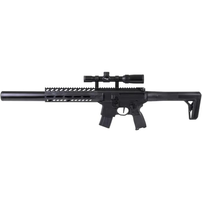 Пневматическая винтовка Sig Sauer MCX AIR RIFLE, GEN II ОП 1-4х24 (AIR-MCX-177-G2-BLK-SCOPE)