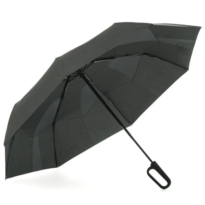Парасоля Krago складна EASYFOLD 8-спицева повний автомат чорна (umb-15-001)