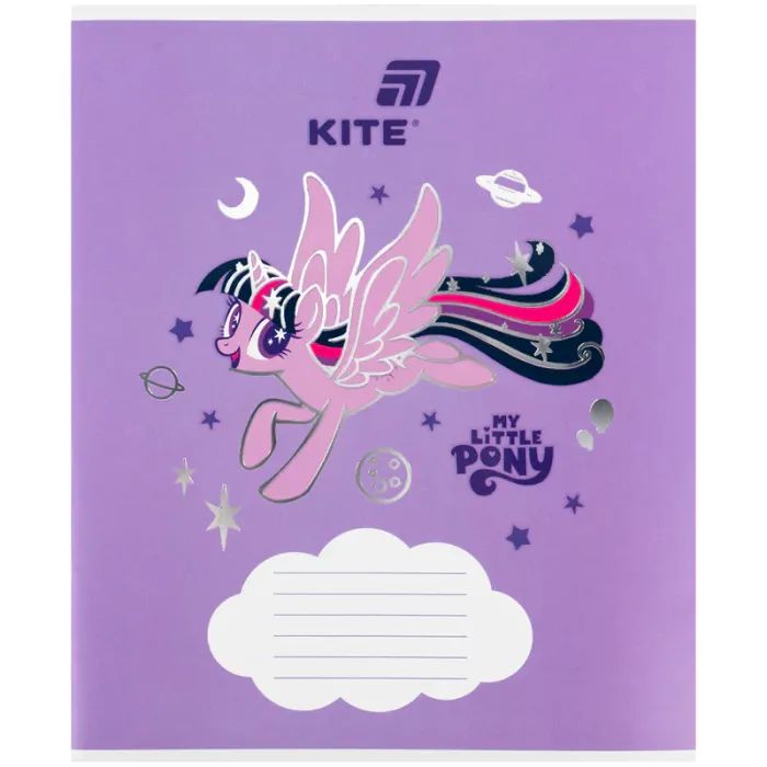 Зошит Kite My Littke Pony, 12 аркушів, коса лінія (LP26-235) зображення 2