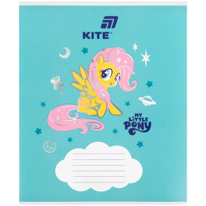 Зошит Kite My Littke Pony, 12 аркушів, коса лінія (LP26-235) зображення 4