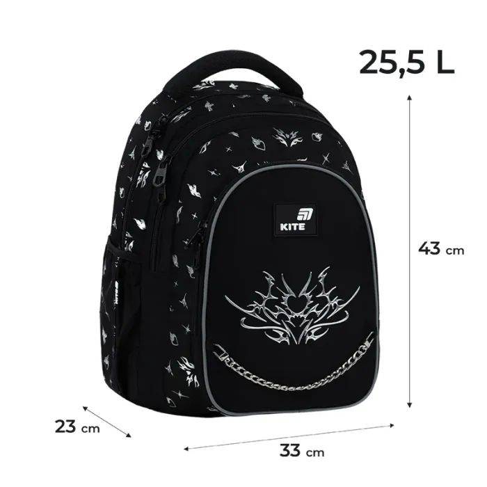 Рюкзак шкільний Kite Education teens 8001L Gothic Elegance (K26-8001L) зображення 12
