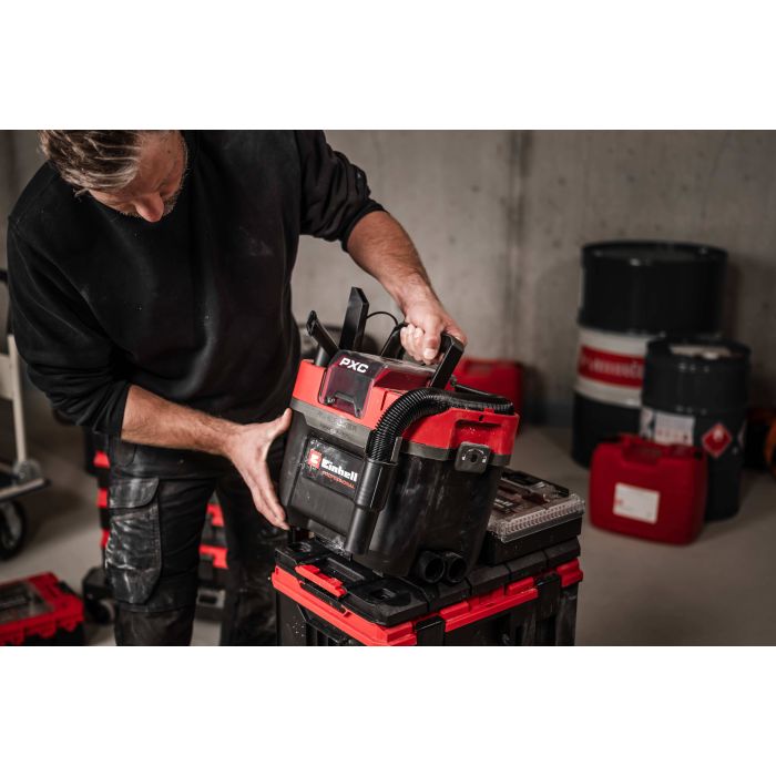 Пылесос строительный Einhell TP-VC 18/10 Li BL (2347155) изображение 14
