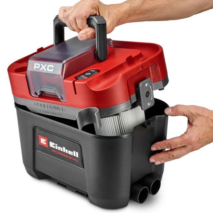 Пылесос строительный Einhell TP-VC 18/10 Li BL (2347155) изображение 9