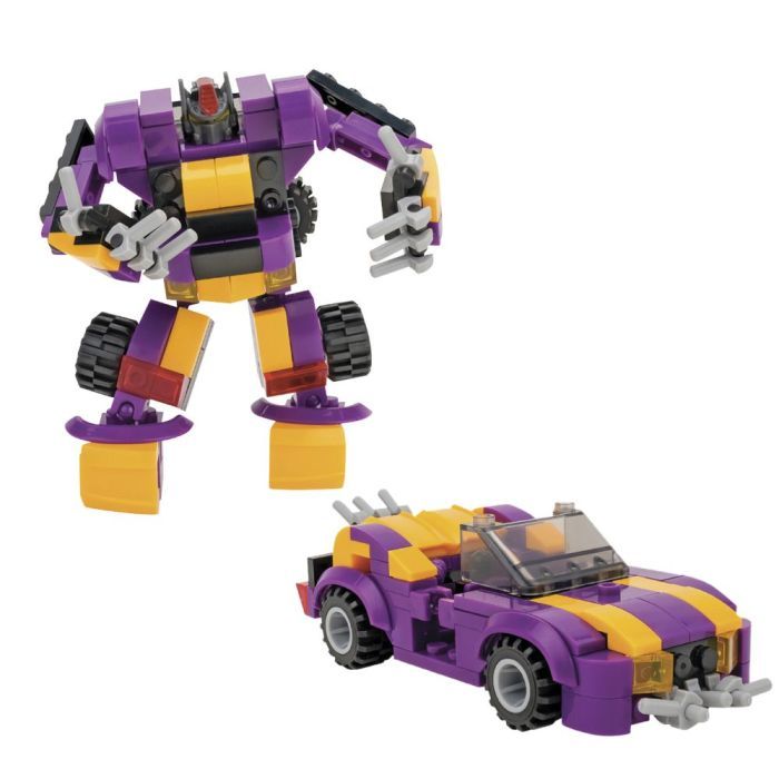 Конструктор Cubix Traxfigure 2-в-1, фиолетовый (39727/3) изображение 2