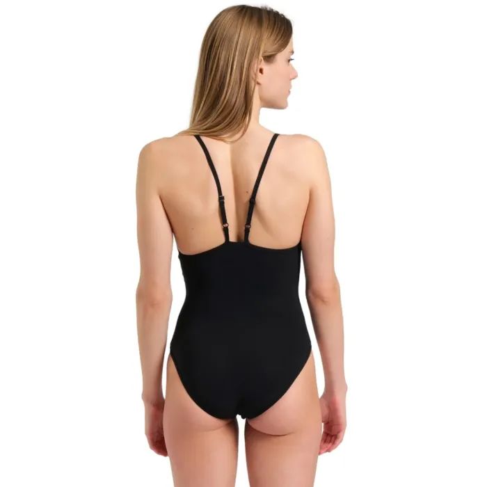 Купальник Arena Mesh Panels Swimsuit Closed Ba 006661-500 чорний 42 (3468337053446) изображение 2