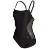 Купальник Arena Mesh Panels Swimsuit Closed Ba 006661-500 чорний 42 (3468337053446) изображение 7
