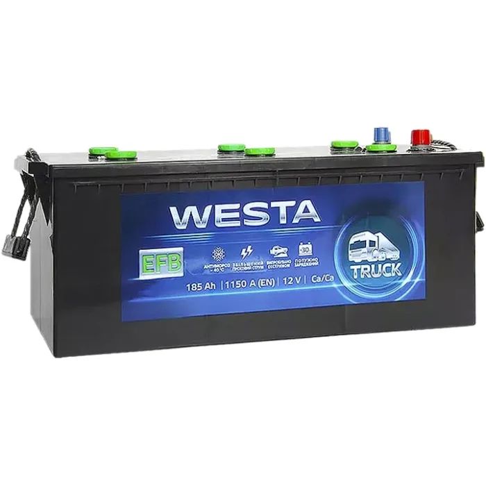 Аккумулятор автомобильный Westa 6CT-185 А (3) EFB (WEFB185)