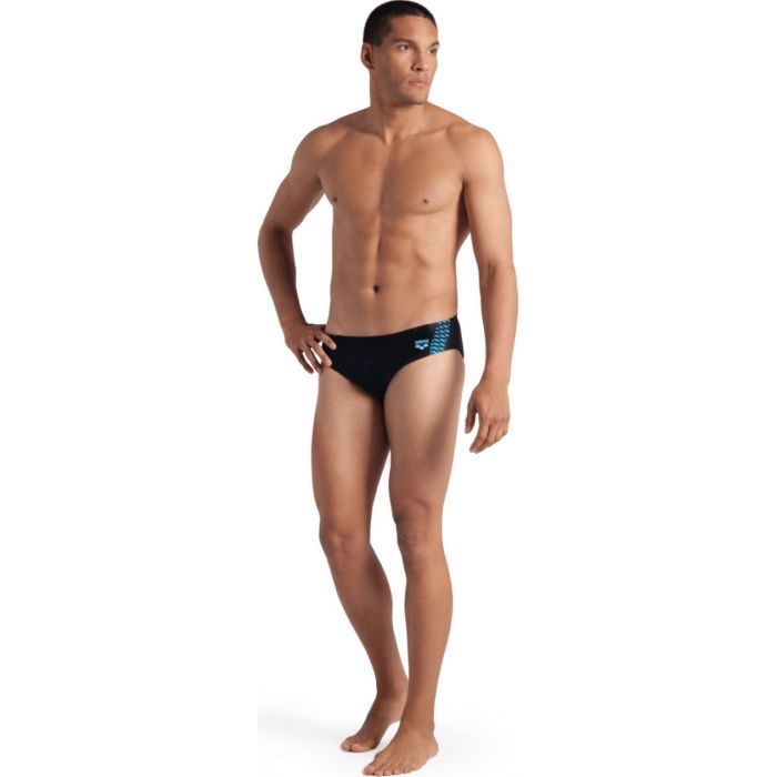 Плавки Arena Openings Swim Briefs 008065-580 чорний, синій 80 (3468337418825) изображение 3