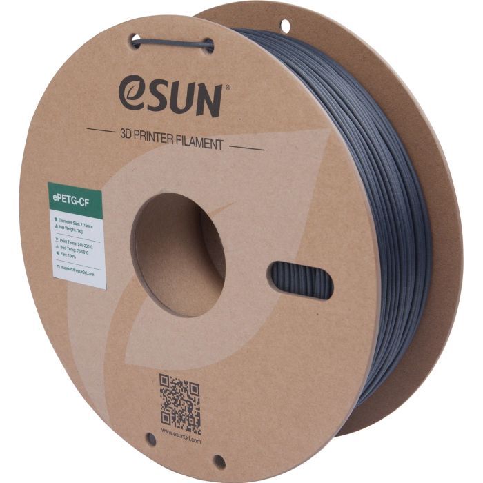 Пластик для 3D-принтера eSUN ePETG-CF 1,75mm 1kg BLACKISH GREEN (EPETG-CF-P175BG1)