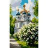 Картина по номерам Santi Храм навесні 30х50 см (955651)