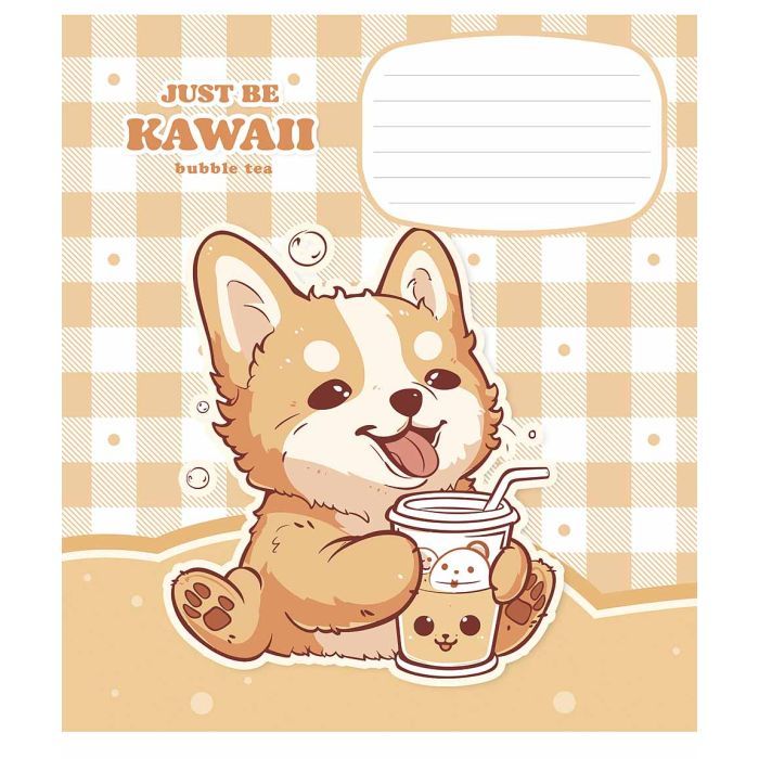 Зошит Школярик Just be kawaii 12 аркушів коса лінія (012-3480C) зображення 4
