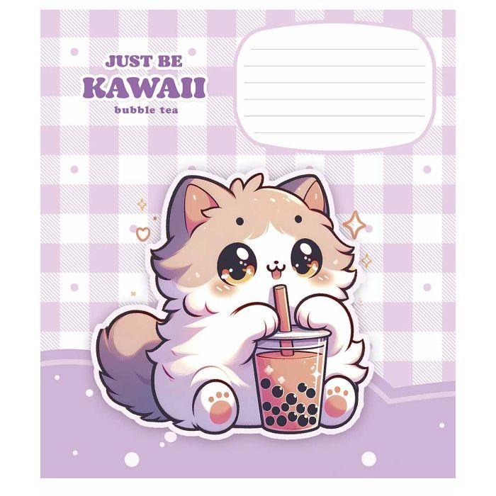 Зошит Школярик Just be kawaii 12 аркушів коса лінія (012-3480C) зображення 5