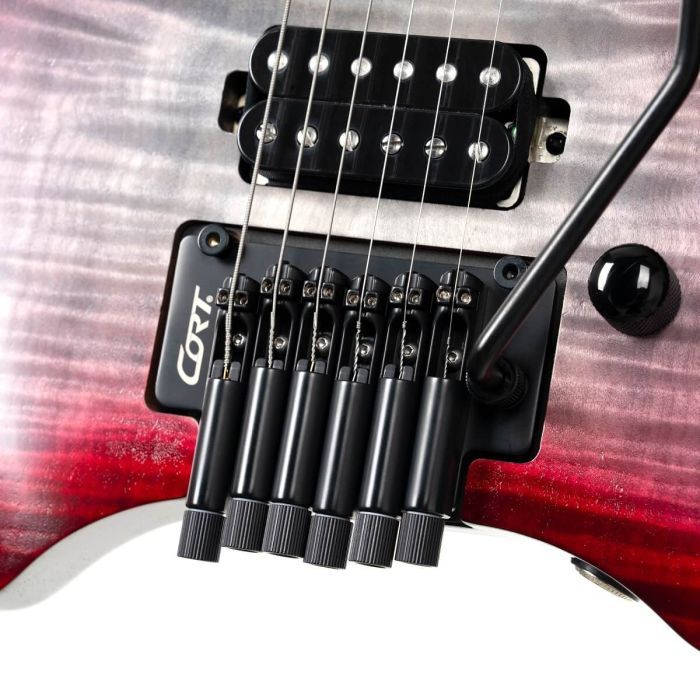 Електрогітара Cort Space G6TR (Semi Gloss Lava) зображення 5
