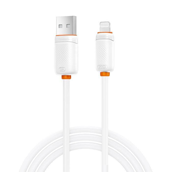 Дата кабель USB 2.0 AM to Lightning 1.0m 3A black XO (XO-CB-300UL-BK)