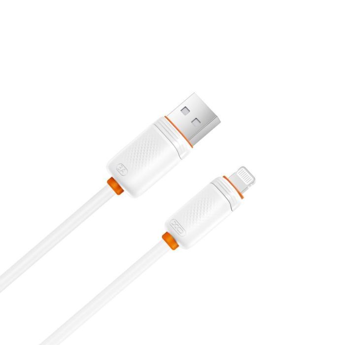 Дата кабель USB 2.0 AM to Lightning 1.0m 3A black XO (XO-CB-300UL-BK) изображение 3