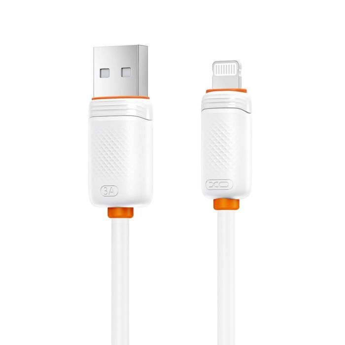 Дата кабель USB 2.0 AM to Lightning 1.0m 3A black XO (XO-CB-300UL-BK) изображение 4