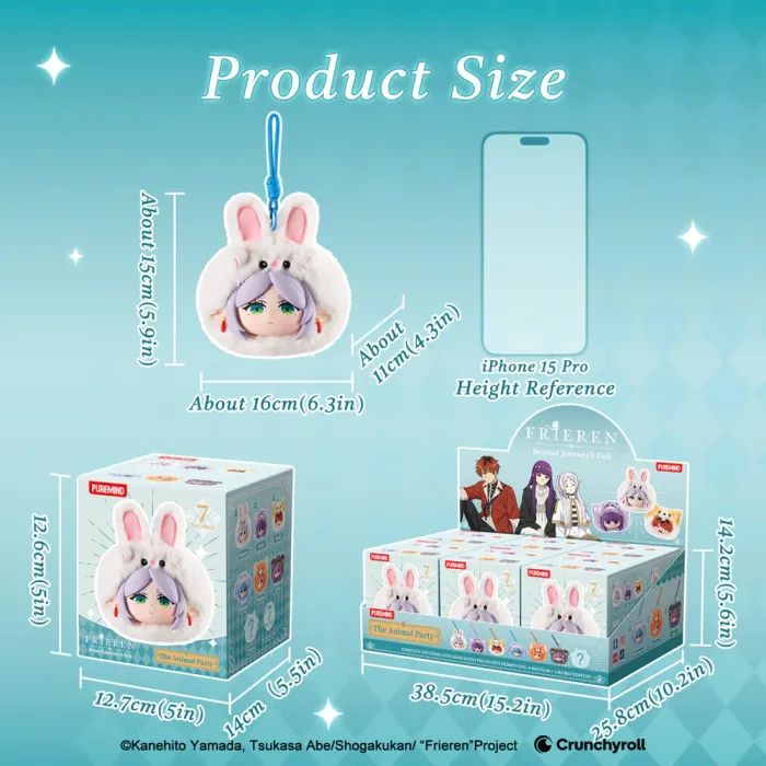 Мягкая игрушка Puremind сюрприз Frieren Vinyl Plush The Animal Party (2526) изображение 12