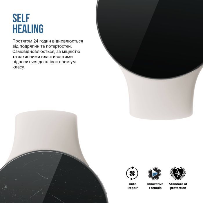 Пленка защитная Armorstandart Matte hydrogel Google Pixel Watch 3 45mm 6 pcs (ARM92042) изображение 3