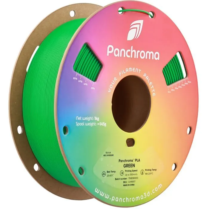 Пластик для 3D-принтера Polymaker PLA Panchroma 1,75mm 1kg Green (CA19007)