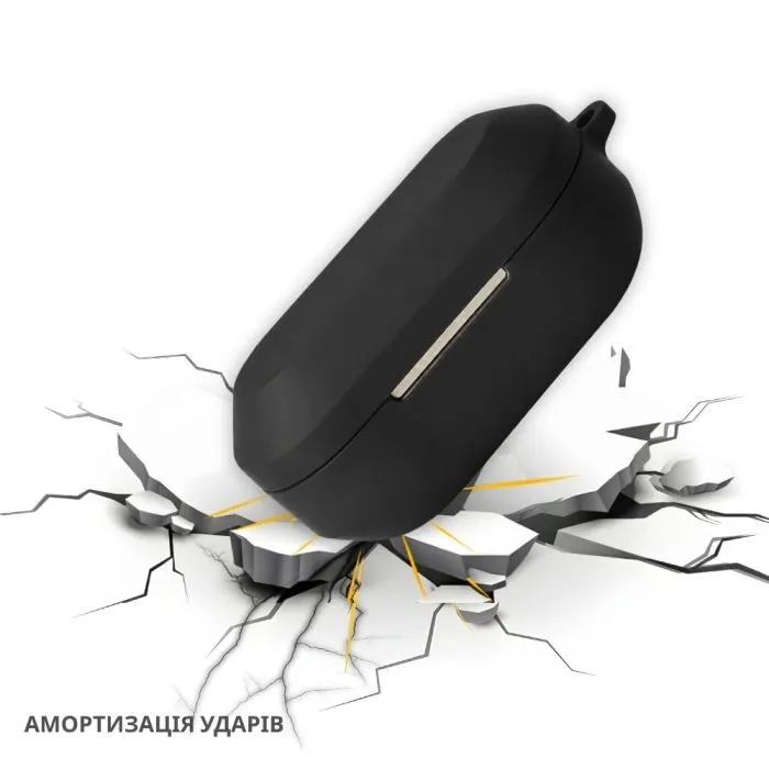 Чехол для наушников BeCover Silicon для Realme Buds Air 8 Black (715897) изображение 2
