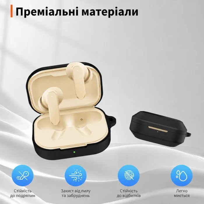 Чехол для наушников BeCover Silicon для Realme Buds Air 8 Black (715897) изображение 3