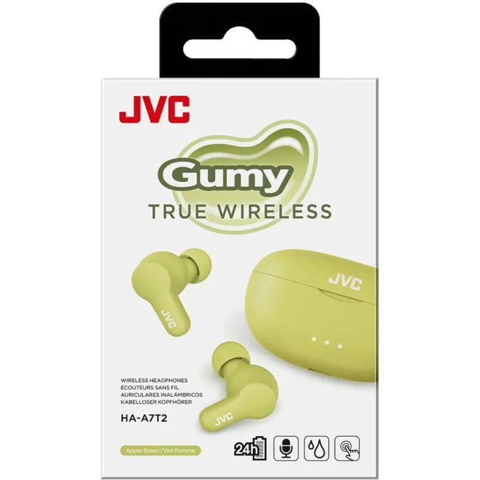 Навушники JVC HA-A7T2-G Green (HA-A7T2GE) зображення 6