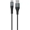 Дата кабель USB 2.0 AM to USB-C 1.0m X38 Cool black HOCO (6931474710567)