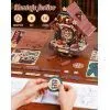 Конструктор Robotime Rokr дерев'яний 3D Різдвяний годинник із зозулею (LCB01) зображення 5