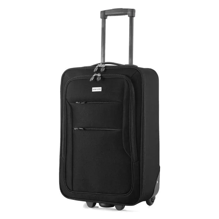 Чемодан Semi Line 20" (S) Black (T5676-1) (DAS303563)
