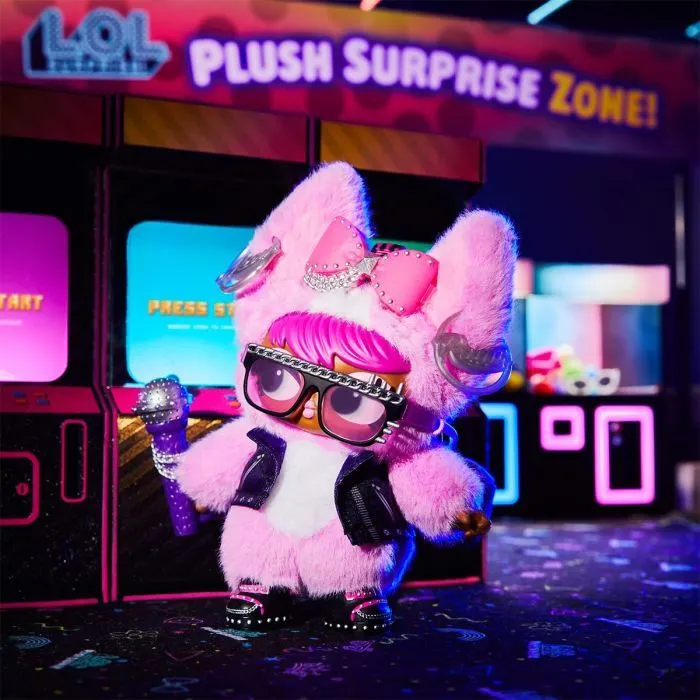 Мягкая игрушка L.O.L. Surprise! сюрприз на подвесе – Пушистый маскарад. Кошка Рокер (249498-1) изображение 6