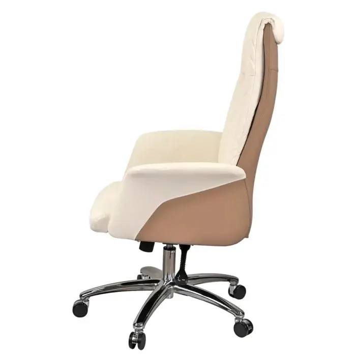 Офисное кресло Аклас Ай-Петри, CH ANF, PU Beige 2572/PU Brown 2574 (00179836) изображение 3