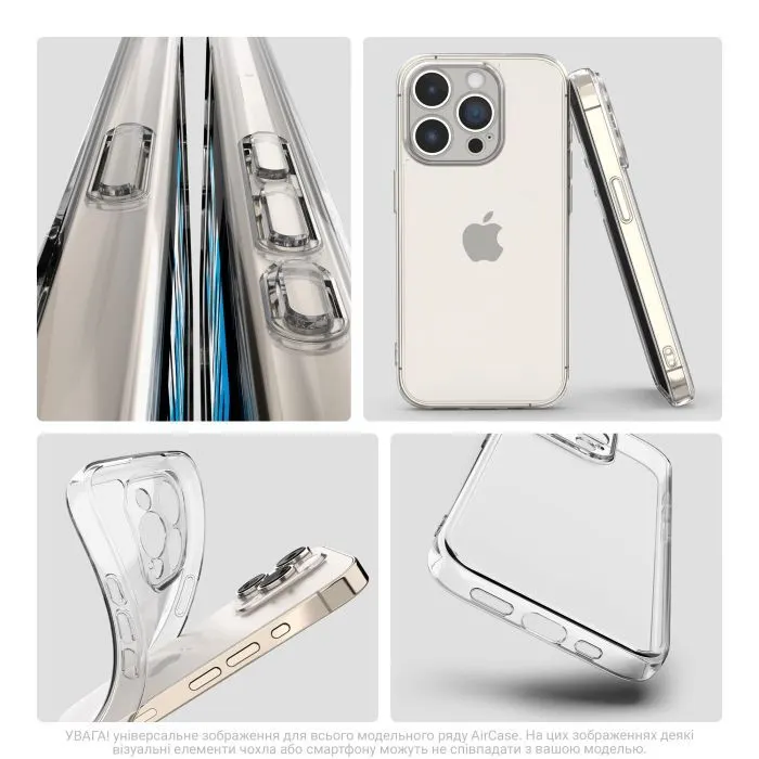 Чехол для мобильного телефона Armorstandart Air OPPO Reno16 5G Camera cover Clear (ARM92240) изображение 4
