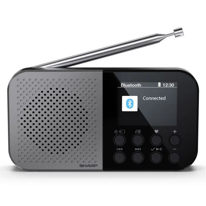 Портативний радіоприймач Sharp DR-P520 Grey (DR-P520GY) зображення 2