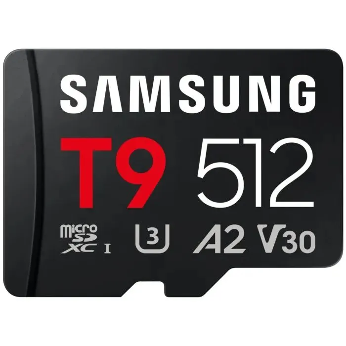 Карта памяти Samsung 512GB microSDXC class 10 UHS-I U3 V30 A2 T9 (MB-MH512T/WW)