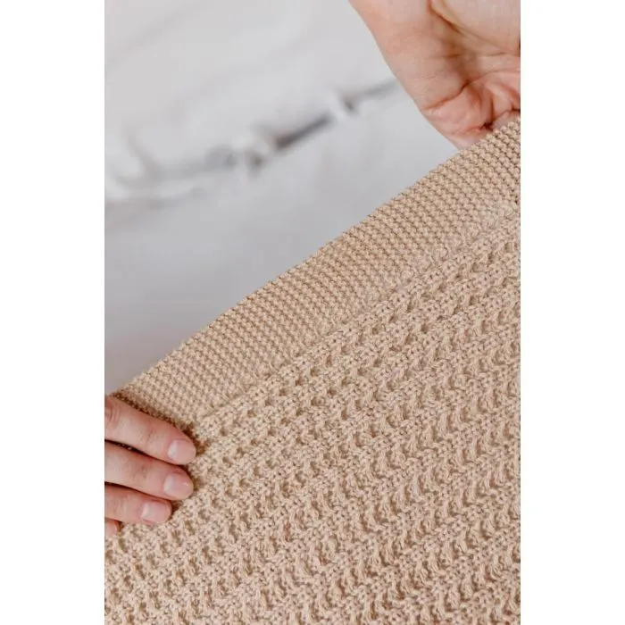 Плед Прованс COTTON бежевий 50% бавовна 50 % акрил 200 х 220 см (040379) зображення 3