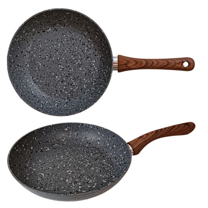 Сковорода Gusto покриття Granite 24x4,8 см (GT-2109-24) зображення 4