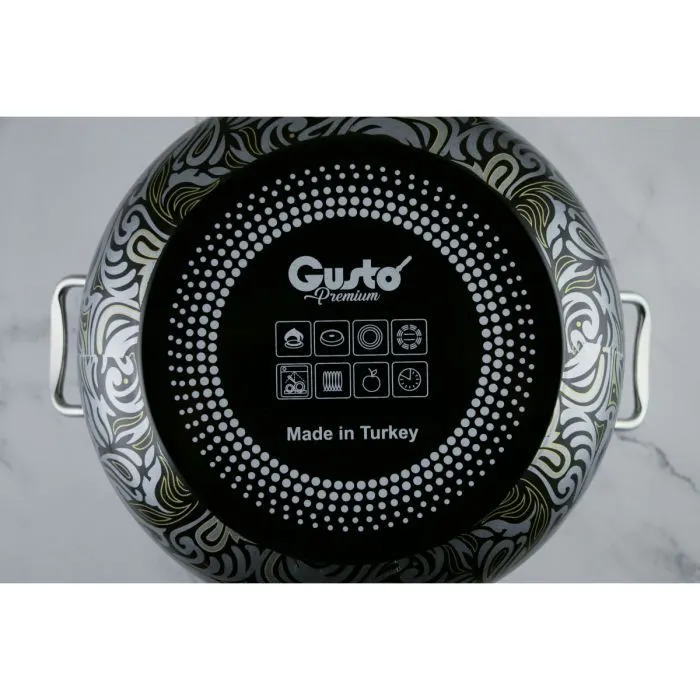 Кастрюля Gusto Місячне сяйво Premium 5,1 л (GT-T-222-М) изображение 2