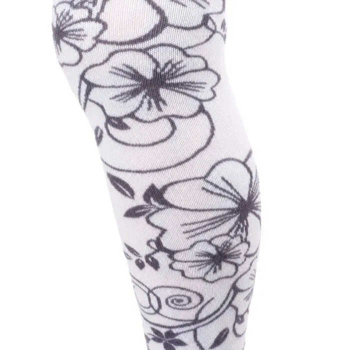 Колготки детские BNM с цветами (M0C0301-1213-5G-white) изображение 2