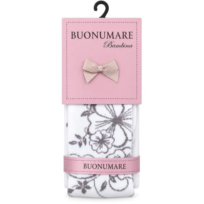 Колготки детские BNM с цветами (M0C0301-1213-5G-white) изображение 3