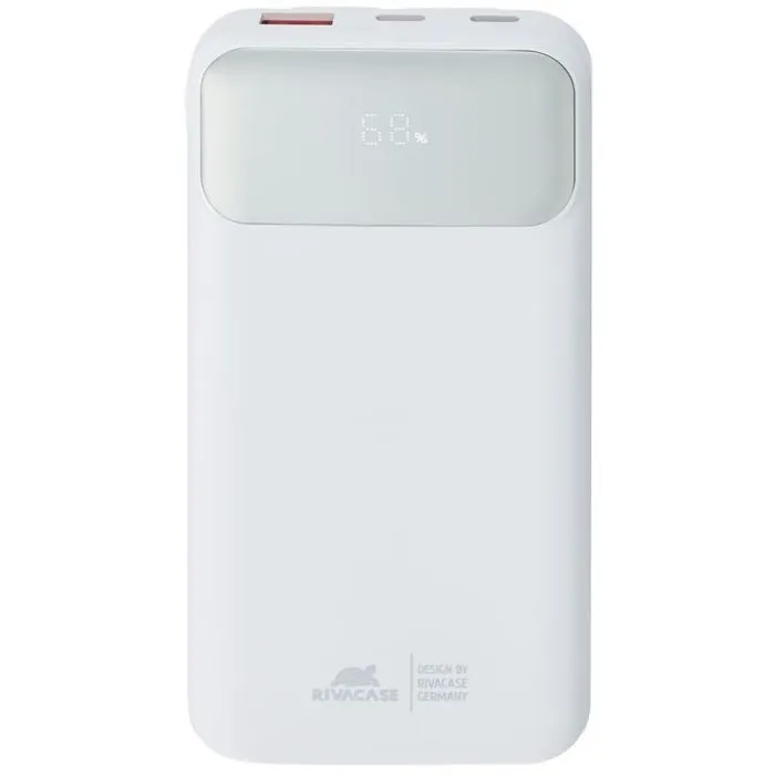 Батарея универсальная RivaCase 10000mA, 22.5W, QC/PD, white (RIVAPOWER VA2211 (White))