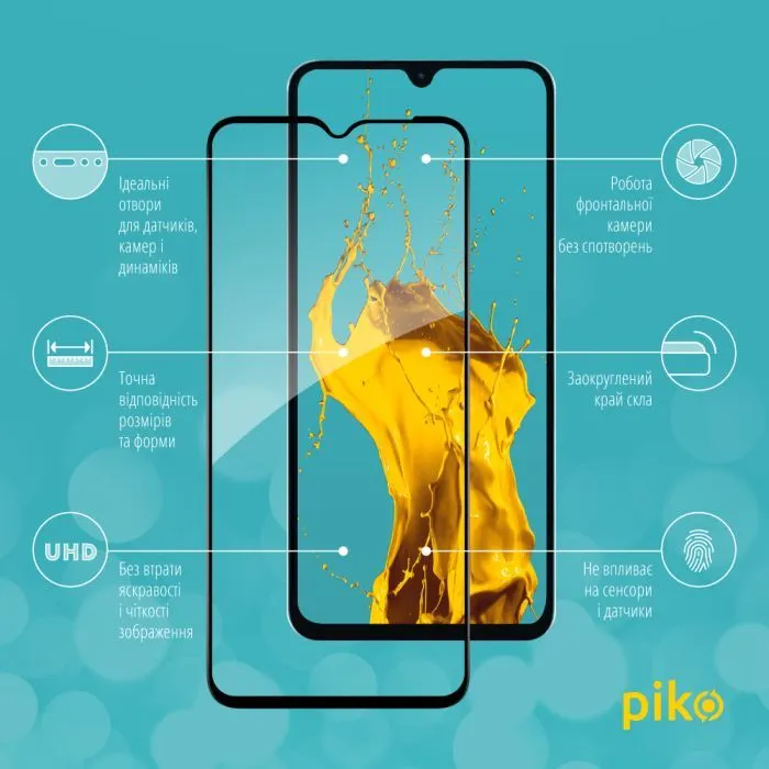 Скло захисне Piko Full Glue Xiaomi Redmi A5 4G Black (1283126620522) зображення 3