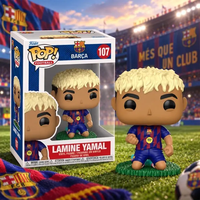 Фигурка Funko Pop Football Series Barcelona S2 Lamine Yamal (93701) изображение 3