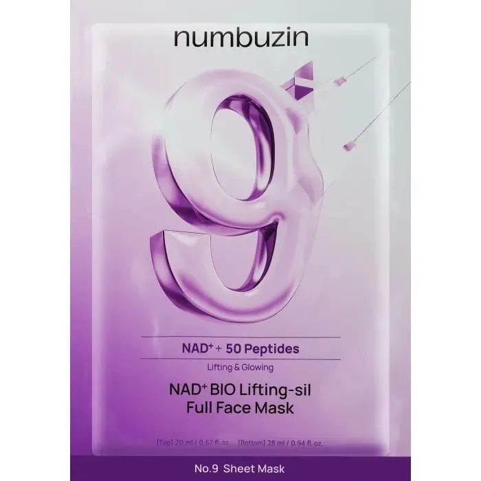 Маска для обличчя Numbuzin No.9 NAD Bio Lifting Full Cover Facial Mask (8809652587646)