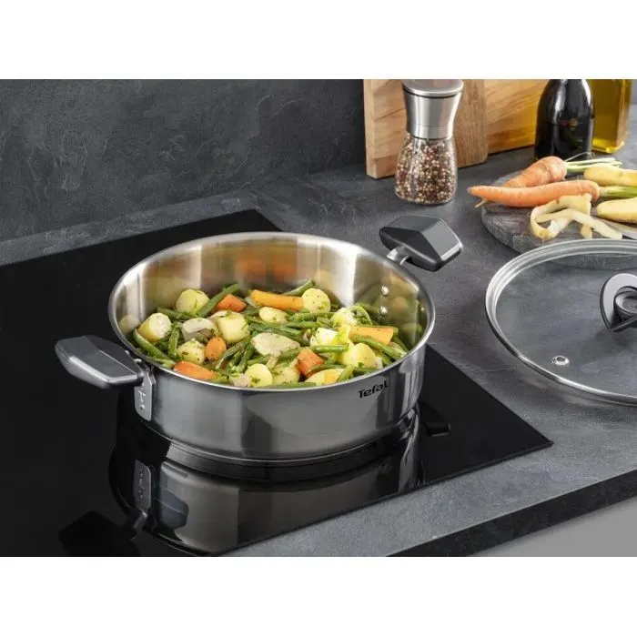 Сотейник Tefal Emotion+ з кришкою 24 см (E3067045) зображення 6