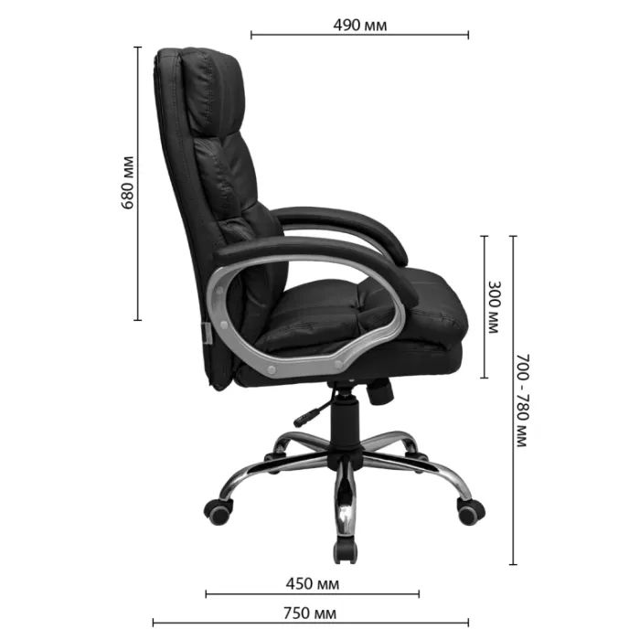 Офісне крісло Richman Манхеттен Ю Хром П2 M-1 (Tilt) Флай 2230 (R00000050129) зображення 10