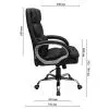 Офісне крісло Richman Манхеттен Ю Хром П2 M-1 (Tilt) Флай 2300 (R00000052564) зображення 10